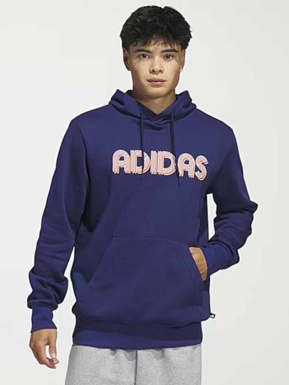 adidas Mens Long Sleeve Active Hoodie
